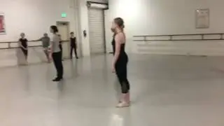 Lucy Vallely in Jessie Riley class