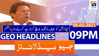 Geo Headlines 09 PM | 5th February 2021