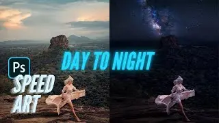 From DAY to NIGHT with Alina Ceusan in Sri Lanka | SPEED EDIT (Photoshop Manipulation)