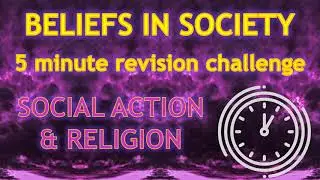 Sociology: ⏱ 5 minute revision ⏱&ndash; SOCIAL ACTION & RELIGION