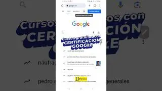 Cursos gratuitos con Certificaci&oacute;n de Google #shorts