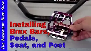 Installing Snafu Anorexic Pedals, BMX Bars, and Seat Post Combo- Hitmain Build