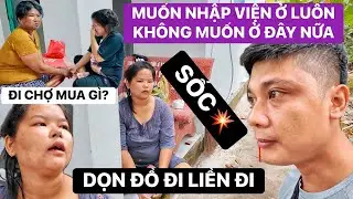Sốc! Vừa về nhà 1 ngày giờ Hương muốn QUAY LẠI Ở LUÔN trong bệnh viện, nay thức sớm đi chợ mua gì?