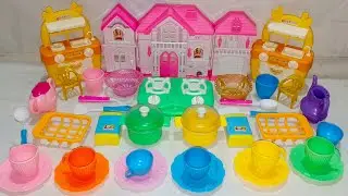 4 Minutes Satisfying with Unboxing Princess Dolls, Toys Set，Swing&Slide Collection ASMR | Reviews
