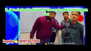 Three students were selected for the position of safety officer all at once. ⛑️🦺🔥