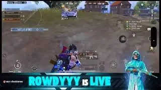 BGMI w ROWDYisLIVE | ONLY RUSH  #bgmi #rowdyplays #bgmiindia #live  #livebgmi #bgmilive