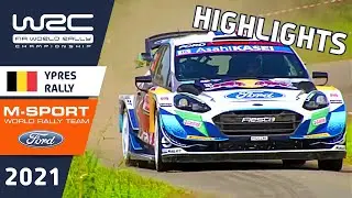 Renties Ypres Rally Belgium 2021 : M-Sport Ford WRC HIGHLIGHTS Day 1 :  Greensmith + Fourmaux