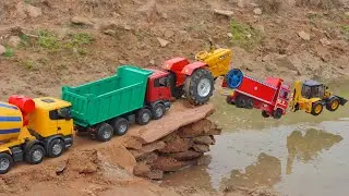 Jump River- Tata tipper truck | dump truck | jcb | dumper | lorry truck | Tata hyva | gadi cartoon |