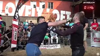 Жесткий бой двух крепких мужиков !!!