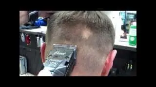 Jason's fade on Michael's hair w/ Clippers cut Part 2 video SECRETS TO FADES / Mens clipper haircut