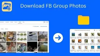How to download Facebook group's photos?