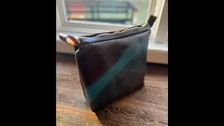 Making a Small Leather Messenger Bag with a  Singer Sewing Machine