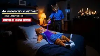 Story Cat &mdash;Abandoned Kitten Becomes Police Officer and Arrests His Evil Stepfather | Shocking Twist