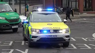 *RARE* London Ambulance Service Volunteer silver Volkswagen Tiguan responding in London!