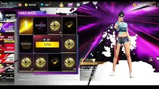 NEW FADED WHEEL 1 SPIN TRICK 🔥| FREE FIRE NEW EVENT TODAY|FREE FIRE X JUJUTSU KAISEN