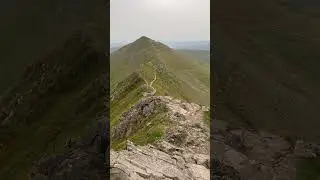 Descent down swirral edge. August 2023
