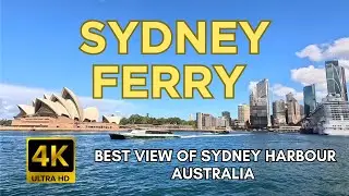 [4K] SYDNEY FERRY RIDE | WELCOME TO SYDNEY AUSTRALIA 🇦🇺☀️