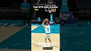 Total 3 pointers they&rsquo;ve made #shorts #nba #trending #basketball #nba2k26