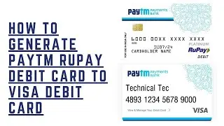 Paytm Visa Debit Card Apply! How To Apply Paytm Visa Debit Card!Paytm Payment Banks! Paytm 2021