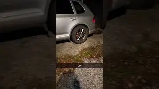2005 Porsche Cayenne TWIN TURBO Air ride set to low with Gemballa Aero lowering module