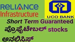 Uco Bank Short Term Analysis kannada || reliance infrastructure kannada||  Indian Expert Trader