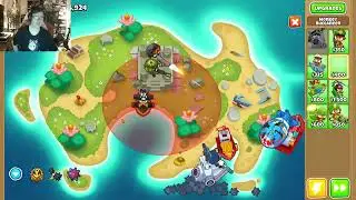 BTD6 - Острова Лотоса - Только военные обезьяны (прохождение игры)