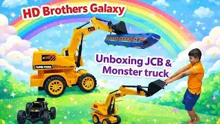 RC Monster Truck & RC JCB Unboxing | Fun Remote Control Toys for Kids
