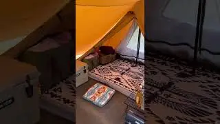 パンダTCプラスとパンダTCタープ連結でお座敷スタイル⛺️#パンダTCプラス#パンダTCタープ#テンマクデザイン