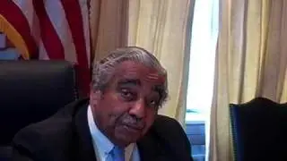 Rangel Greets Audience at Health Care Town Hall in New York