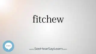 fitchew - Smart & Obscure English Words Defined 👁️🔊🗣🧠✅