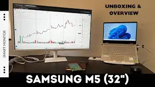 Samsung Smart Monitor M5: Unboxing and Overview! #desksetup #setuptour #samsung