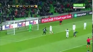 Victor Claesson & first Goal & Krasnodar VS Fenerbahce 1-0 & 16/2/2017 HD