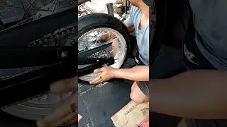 Honda Tmx 155 modified swing arm sniper 150 rear rim 4.25x17 tire 120x70x17#motovlog #reels #shorts