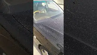 Sandstorm Covered Car UK!🏜️🐪#sahara #desert #lexus #youtubeshorts #shorts #vlog #car #cars #uae #uk