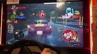 頭文字D THE ARCADE 全国対戦 秋名(雨) 下り
