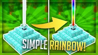 Minecraft Animated RAINBOW Beacon Tutorial