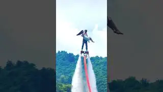Amazing Flyboard freestyle 😎😘👍 Flying on the water #shorts #amazing #flyboard #waterpark