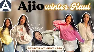 Ajio😍❄️Winter wear Haul| Affordable winter Fashion|