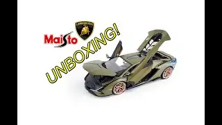 [Unboxing] - Lamborghini Sian FKP37 1:18 by Maisto