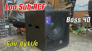 Tiếp Tục Về Th&ecirc;m Loa Sub RCF Bass 40 Uy Lực, S&acirc;u Đ&aacute;nh Bao Ph&ecirc; Khuyến Mại Gi&aacute; Tốt
