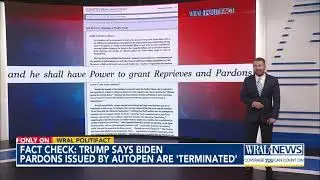Fact check: Trump says Biden pardons issued by autopen are 'terminated'