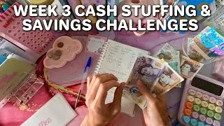 Week 3 Cash Stuffing | &pound;80 Weekly Budget + Leftover Money to Savings💰