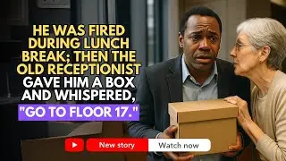 He Was Fired During Lunch Break. Then The Old Receptionist Gave Him A Box And Whispered, “Go to...