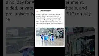 Holiday declared for schools, PU colleges of Dakshina Kannada