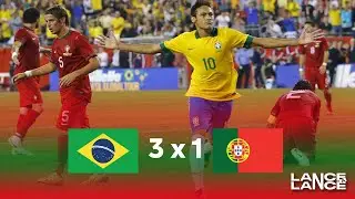 NEYMAR X CR7 EM JOGA&Ccedil;O DE BRASIL 3 A 1 PORTUGAL - MELHORES MOMENTOS 2013 AMISTOSO HDTV