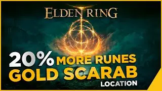 20% MORE RUNES - GOLD SCARAB Talisman Location - ELDEN RING