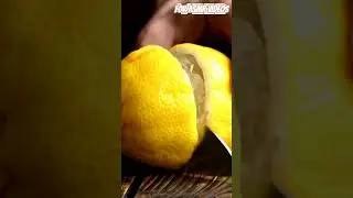 Glass lemon Cut in Cinematic Slow motion | ASMR Slicing Sounds #asmr  #satisfyingvideos #relaxing