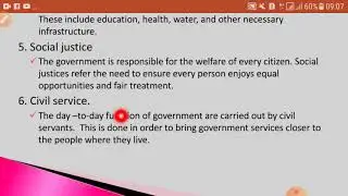 History Ch.6 lesson Functions of the governments.