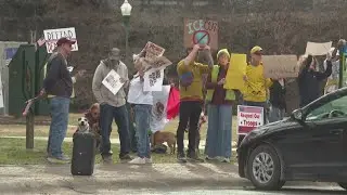 Community protests in Siloam Springs