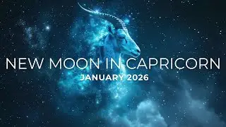 New Moon January 2026 🌑 Capricorn #newmoon  Meaning, Intentions & Manifestation #affirmations